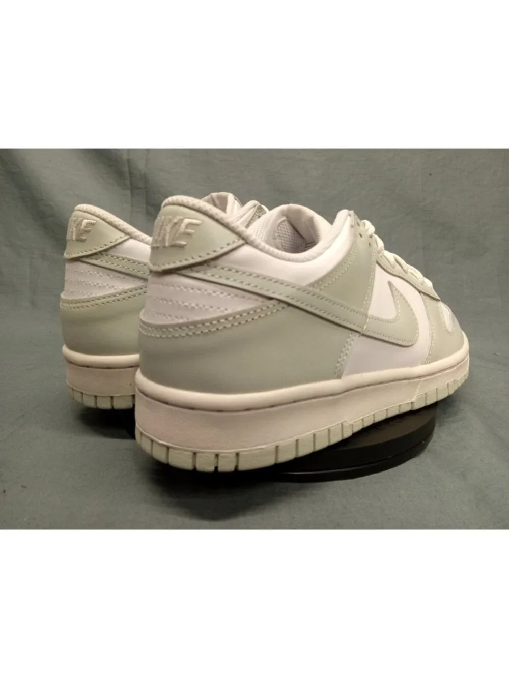 Nike Dunk Low (GS) Sneakers White Silver Photon Dust Boys Size 7 NEW IN BOX!